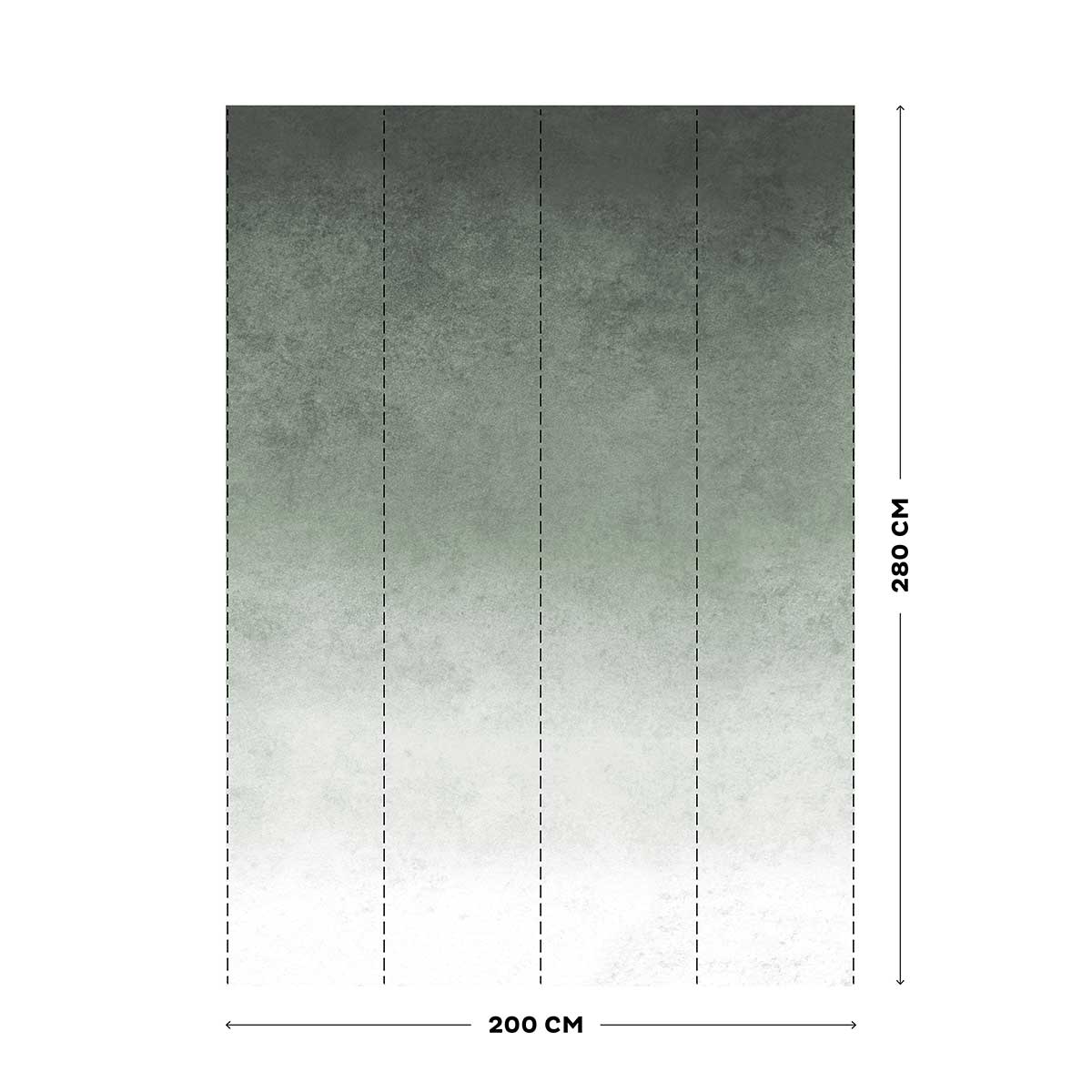 Fototapet Art For The Home Fading Green 105419