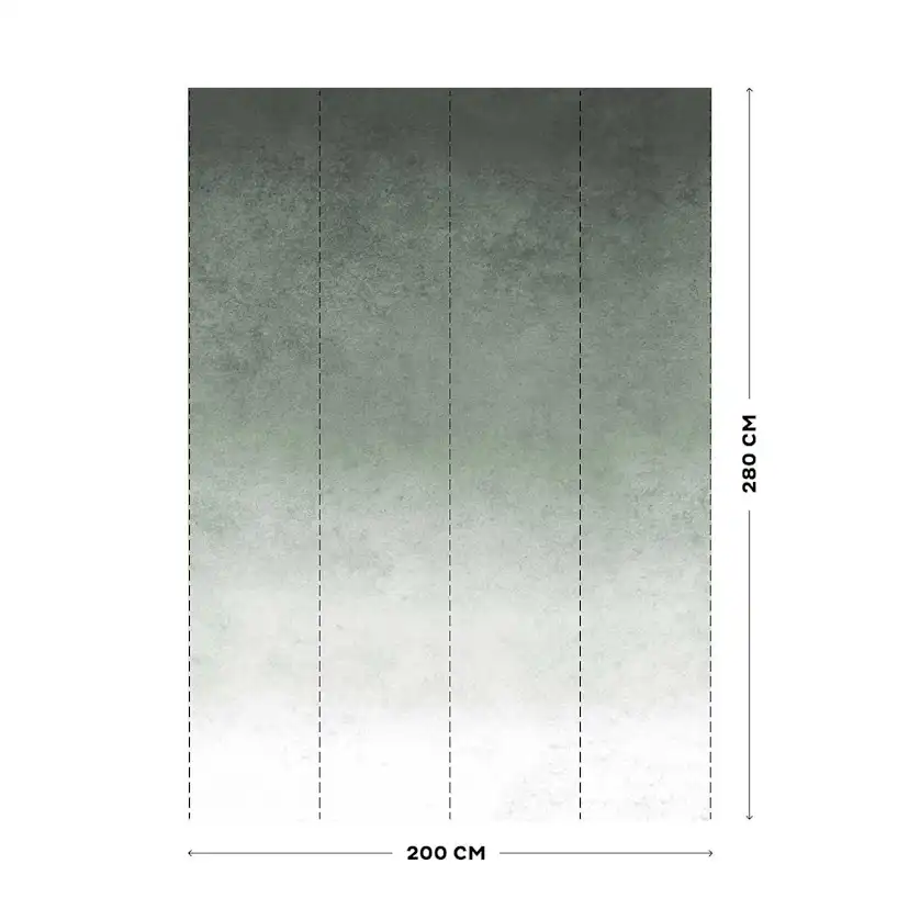 Fototapet Art For The Home Fading Green 105419