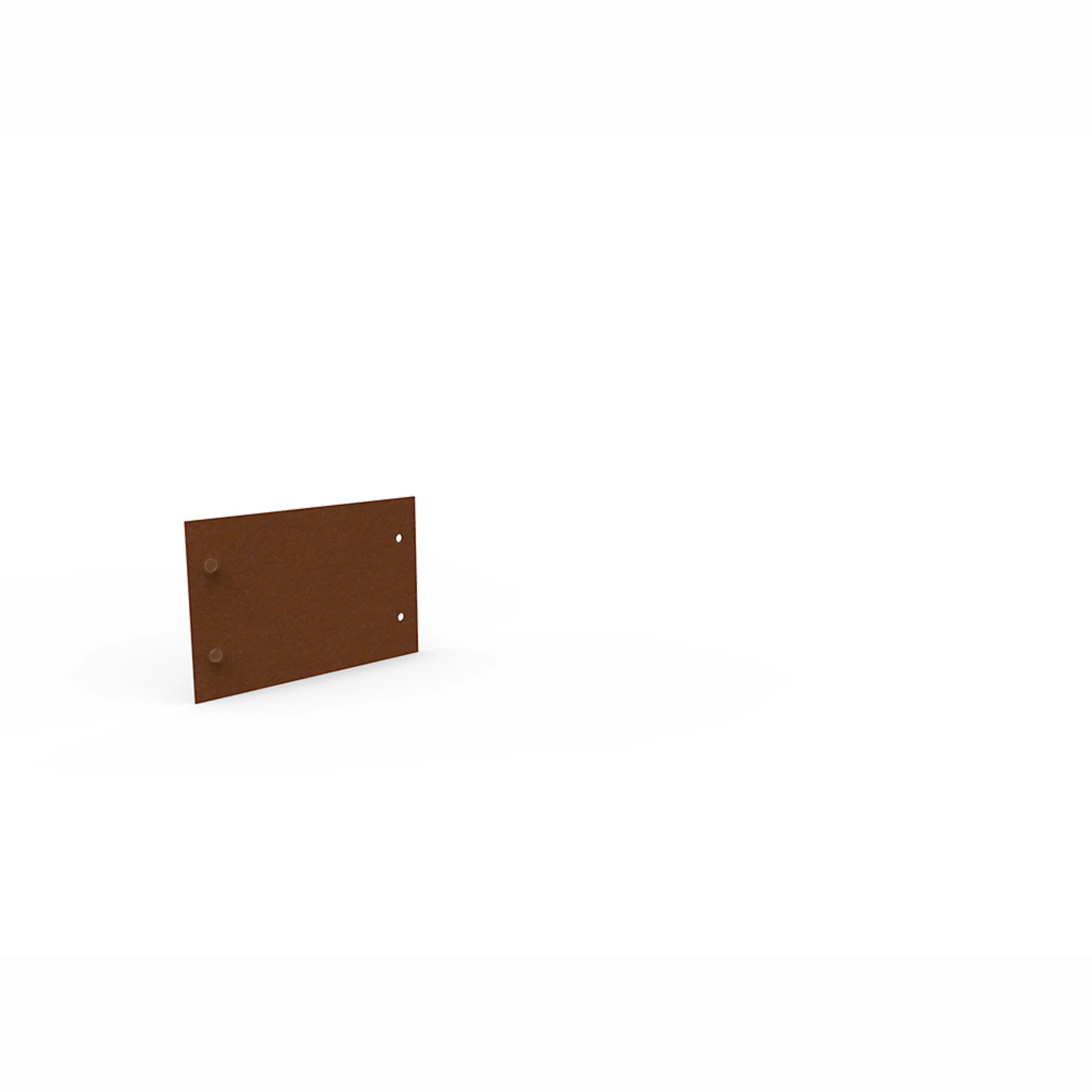 Planteringskant corten 120 mm rak 180 mm L: 180 mm