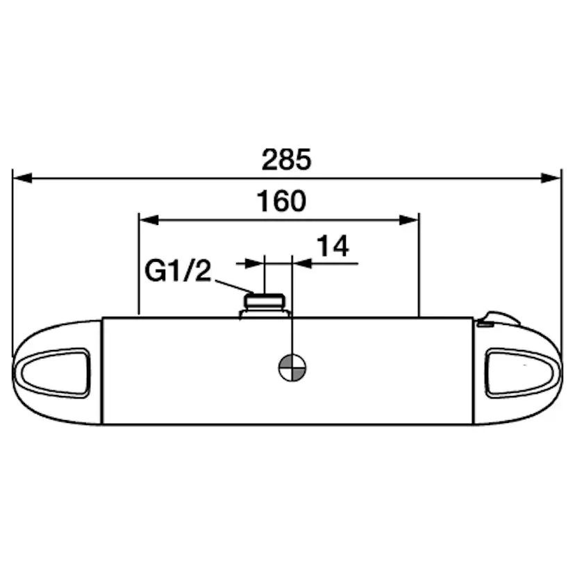 Duschblandare FM Mattsson 9000 160 cc