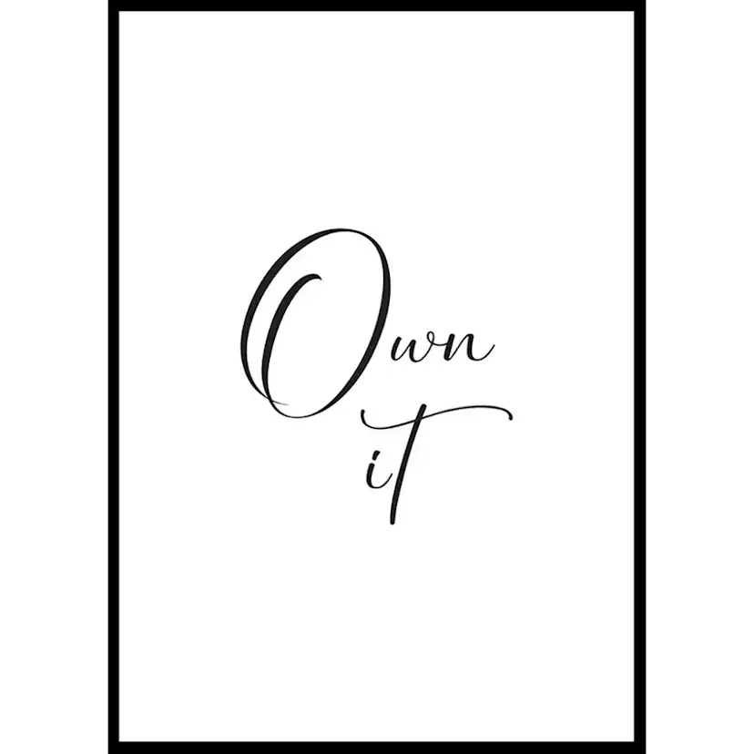 Poster Gallerix Own It