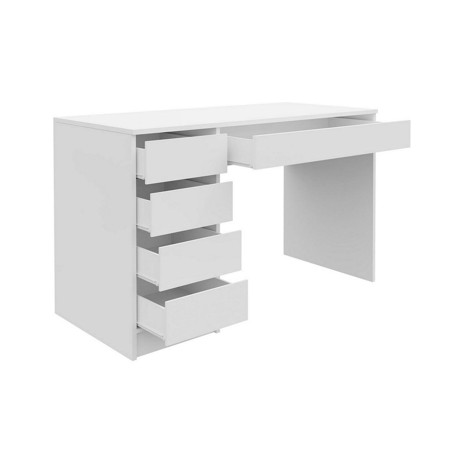 Skrivbord Scandinavian Choice Harland 120cm med 5 Förvaringslådor