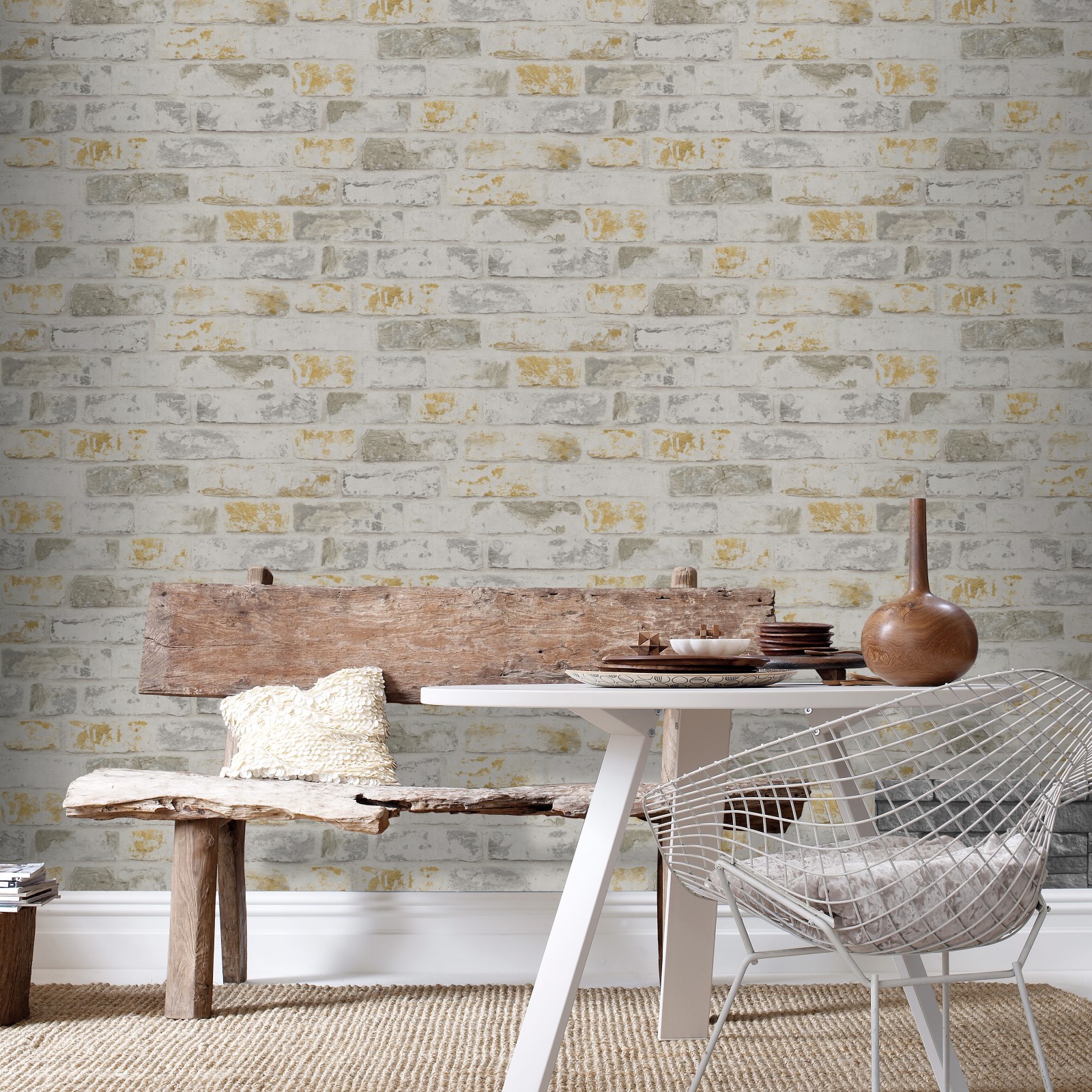 Tapet WOW Naturligt Brick Naturligt