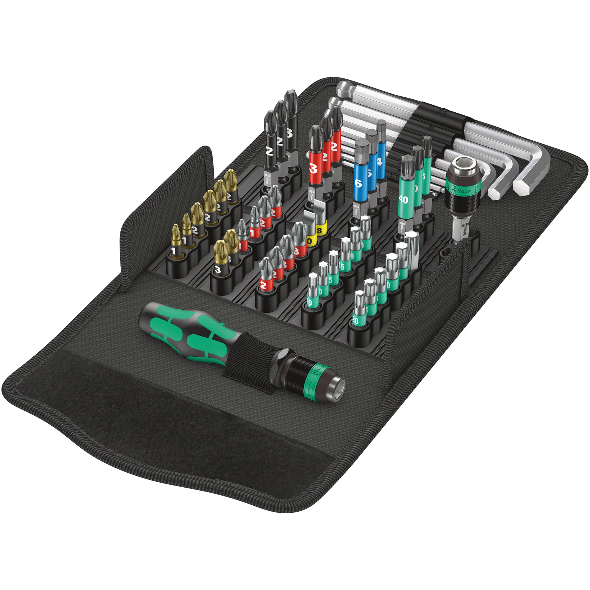 Bitssats Wera Kraftform Kompakt 100 52 Delar