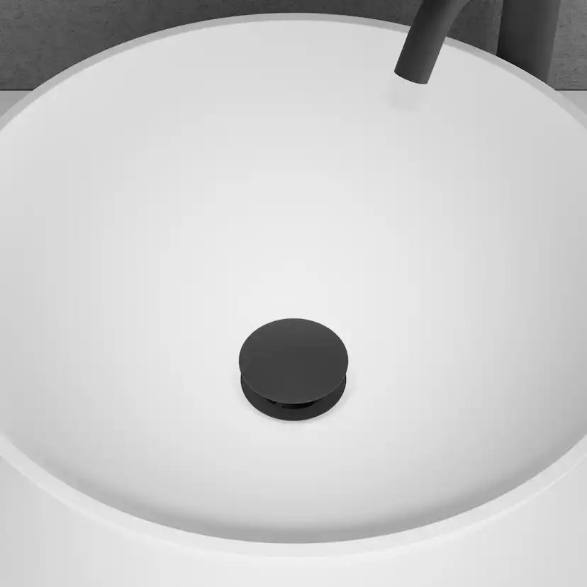 Tvättställsblandare Scandtap Voyage Coal med Bottenventil Pop-Up