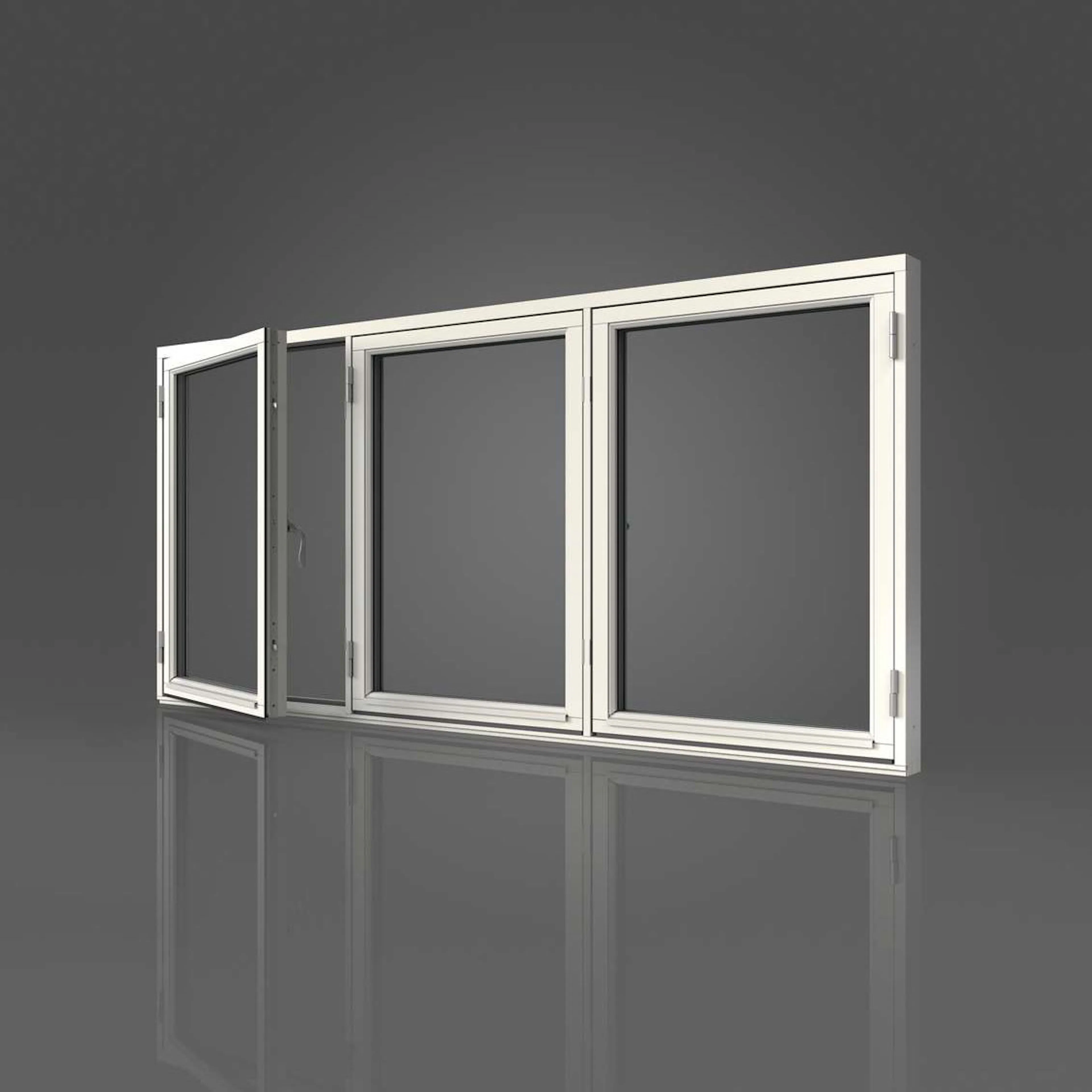 Sidohängt Fönster Elitfönster Original Trä 3-Luft