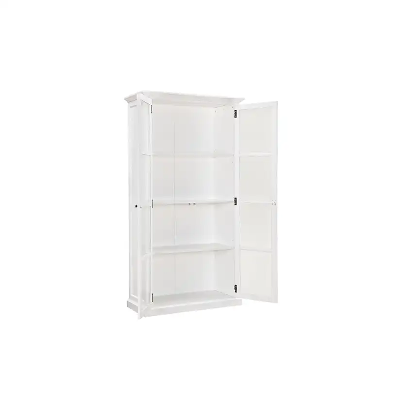 Vitrinskåp In Living Hampton 100 cm 3 Hyllor 2 Dörrar