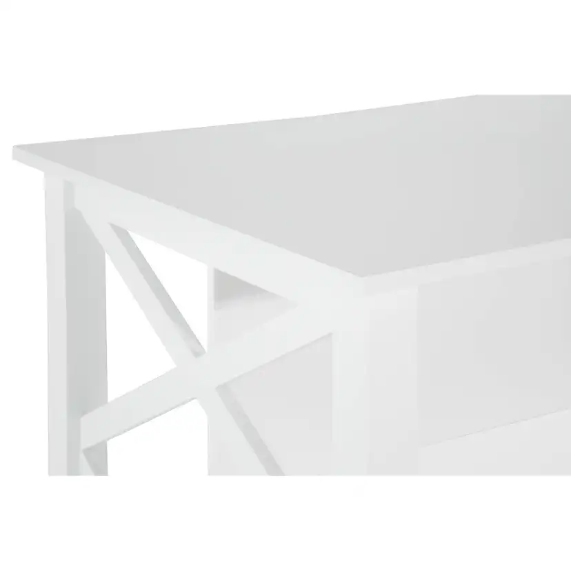 Köksö In Living Milla Vit MDF 135x80x90 cm Fristående med Förvaring