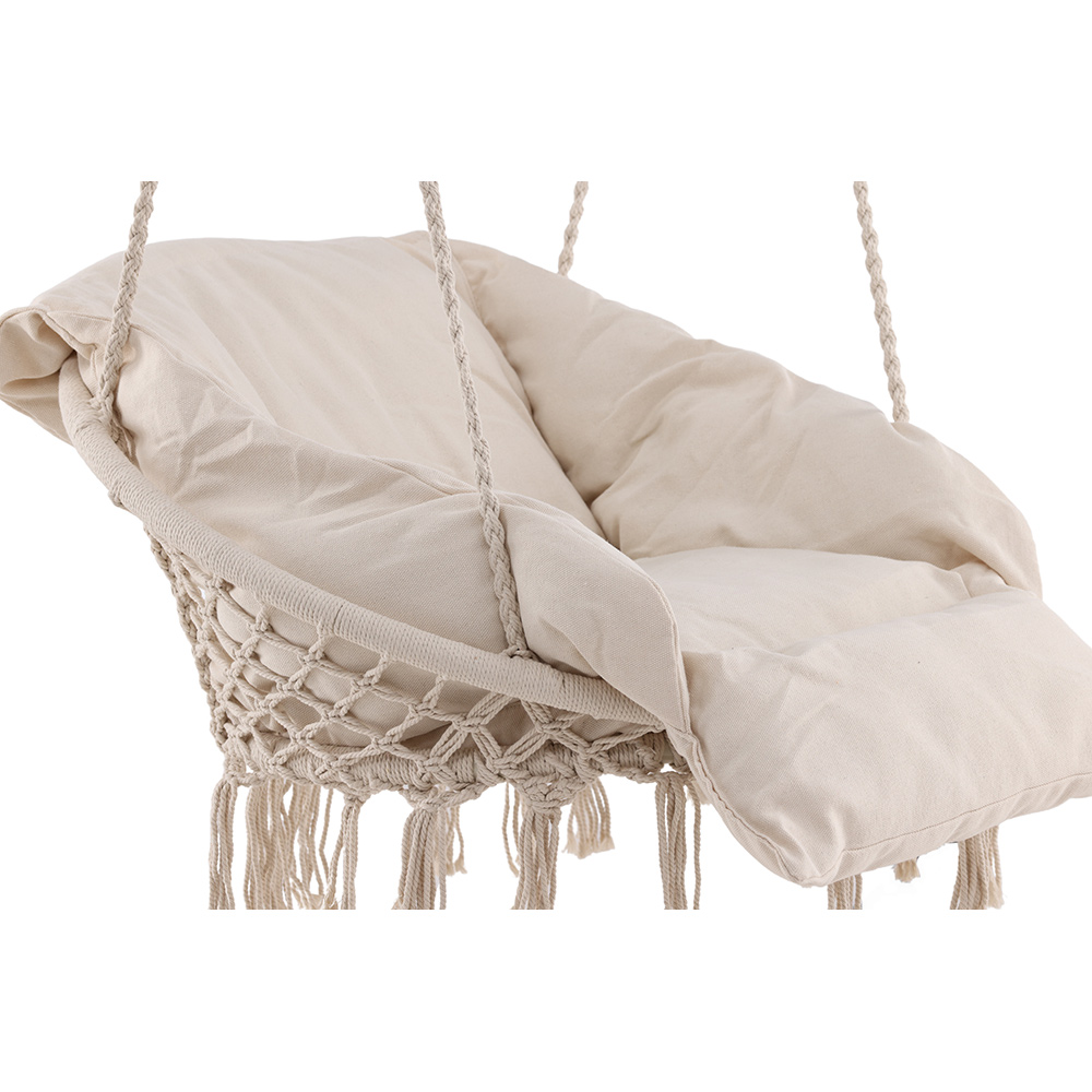 Hamtic Swing Steel/Fabric - White / w pillows Vit