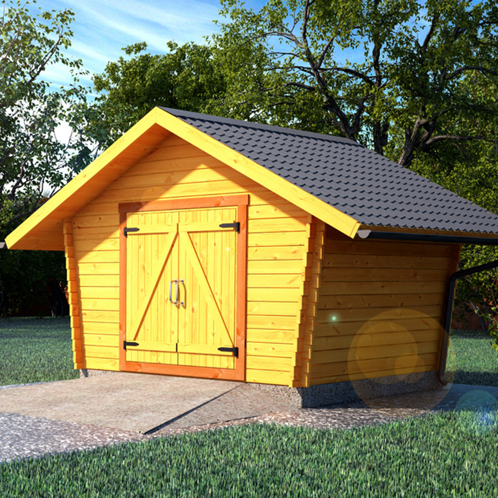 Timmerlada LP Garden U6 Täta Väggar 6,2 m2