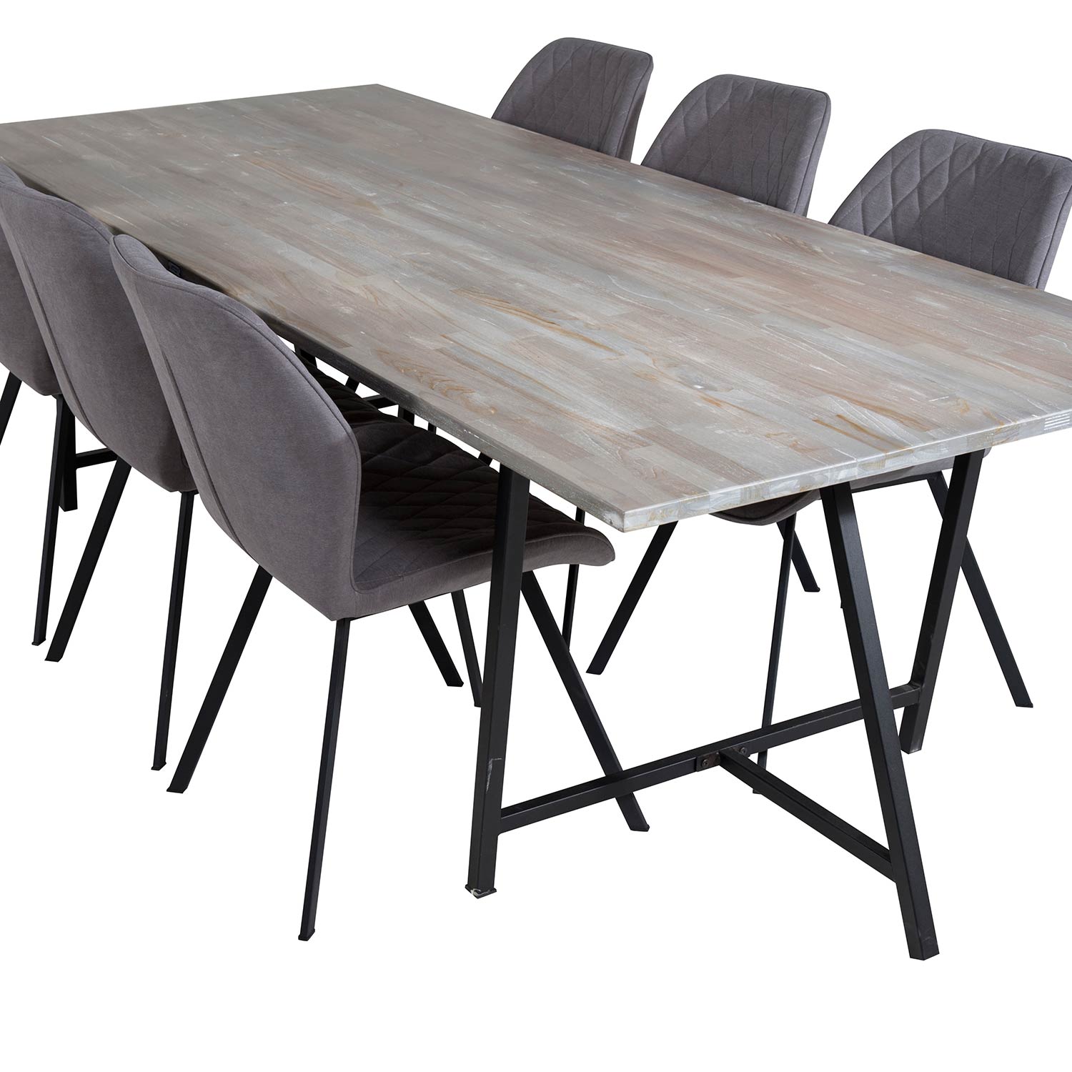 Matgrupp Venture Home Jenni med 6 Geneva Stolar