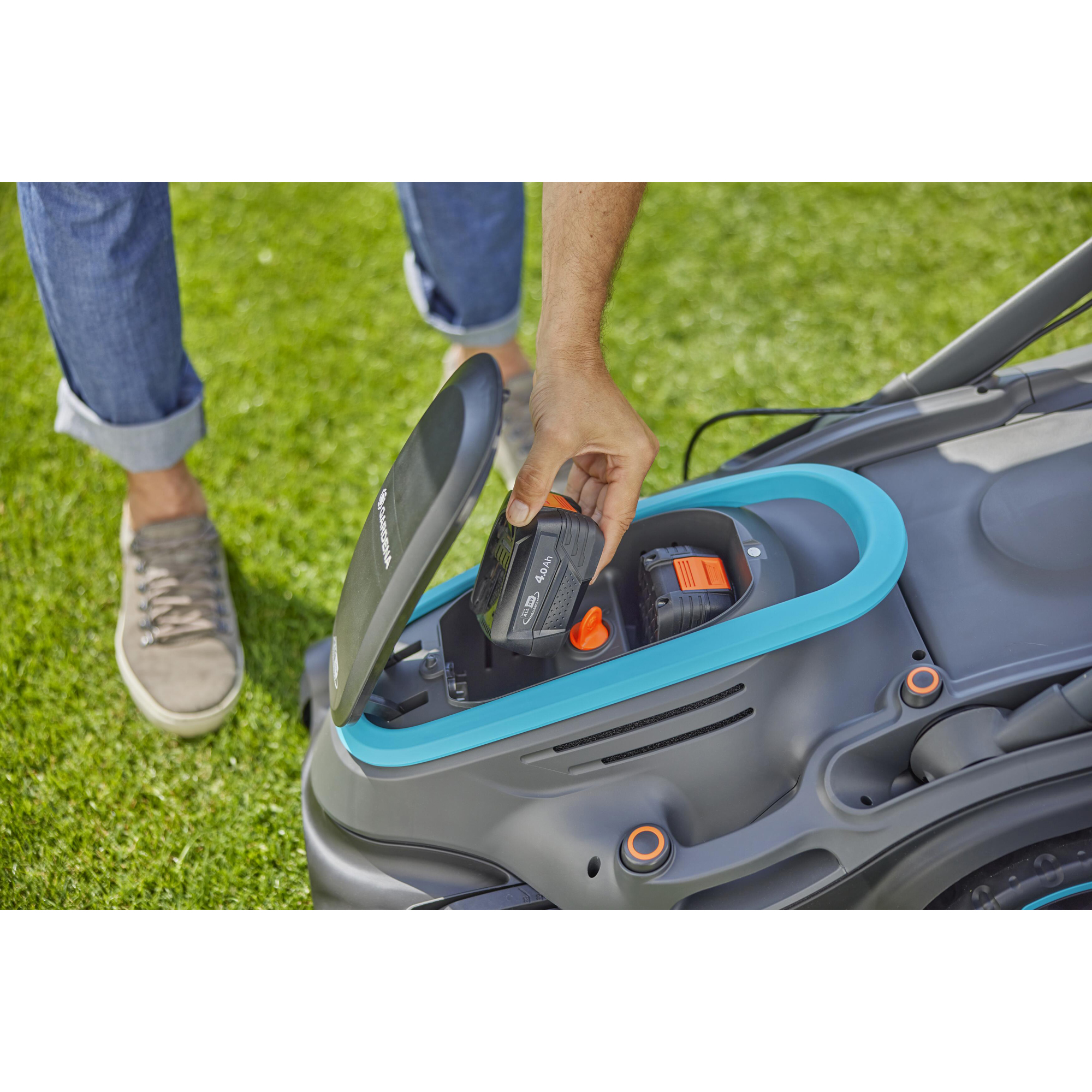Gräsklippare Gardena PowerMax Duo 46/36V Set 4.0