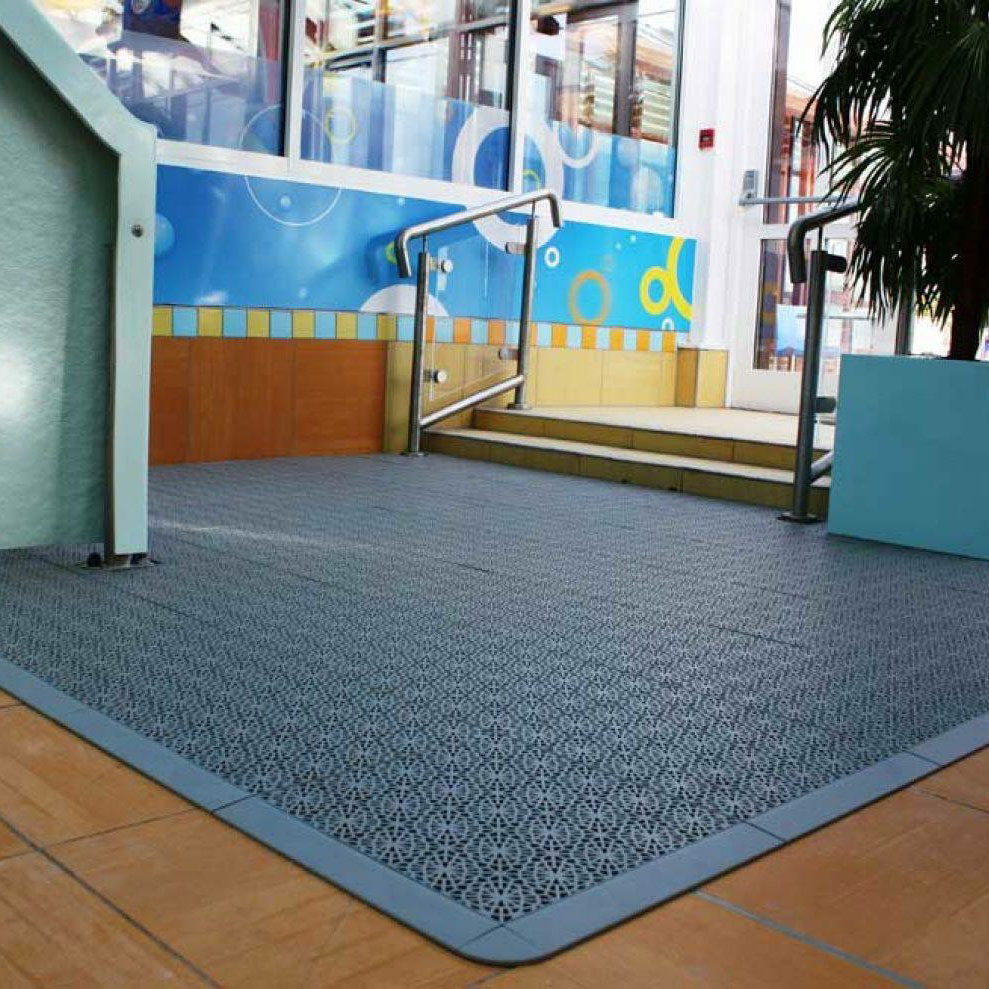 Golvplatta Bergo XL Steel Blue