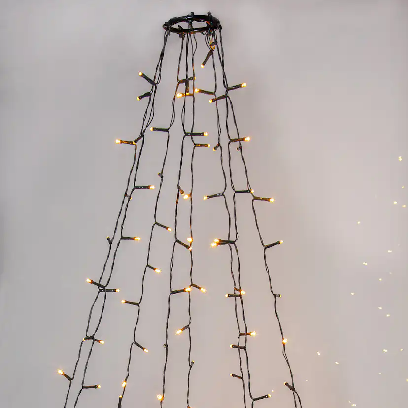 Julgransslinga Star Trading Shiny Warm White