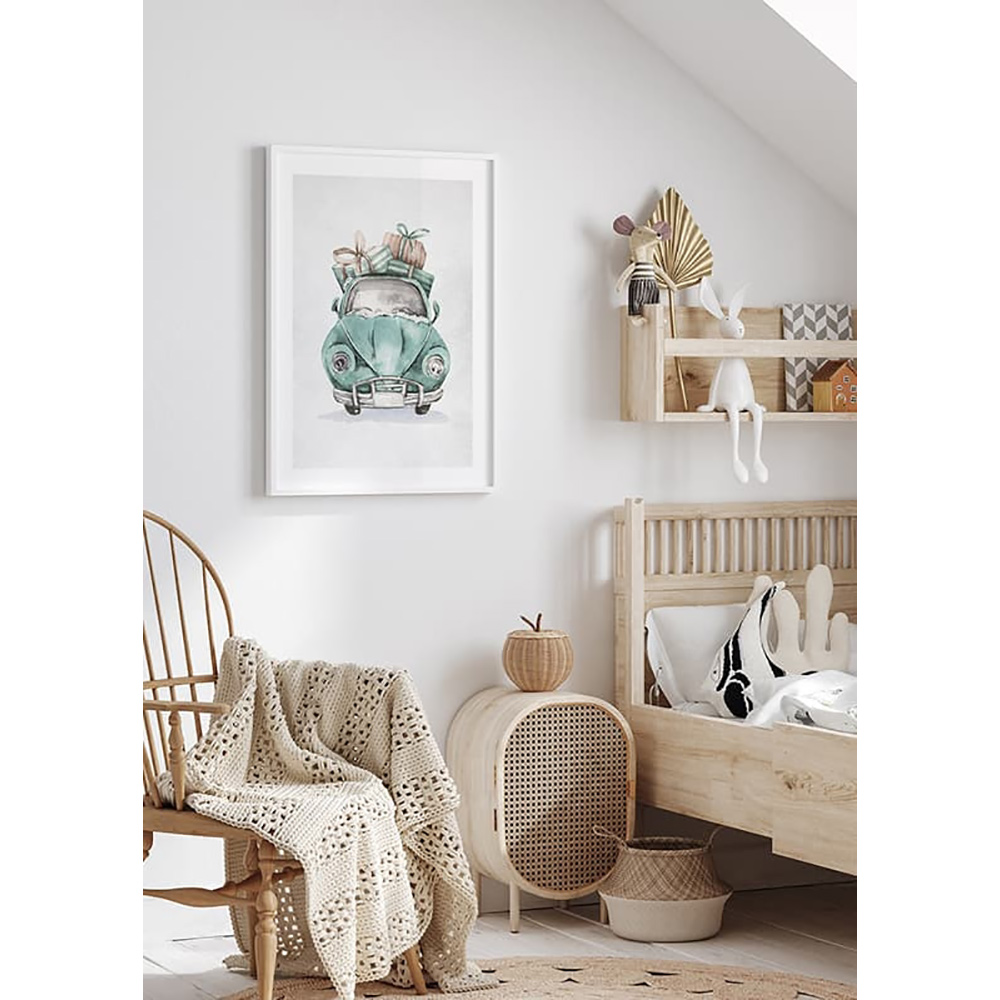 Poster Gallerix Christmas Beetle Car