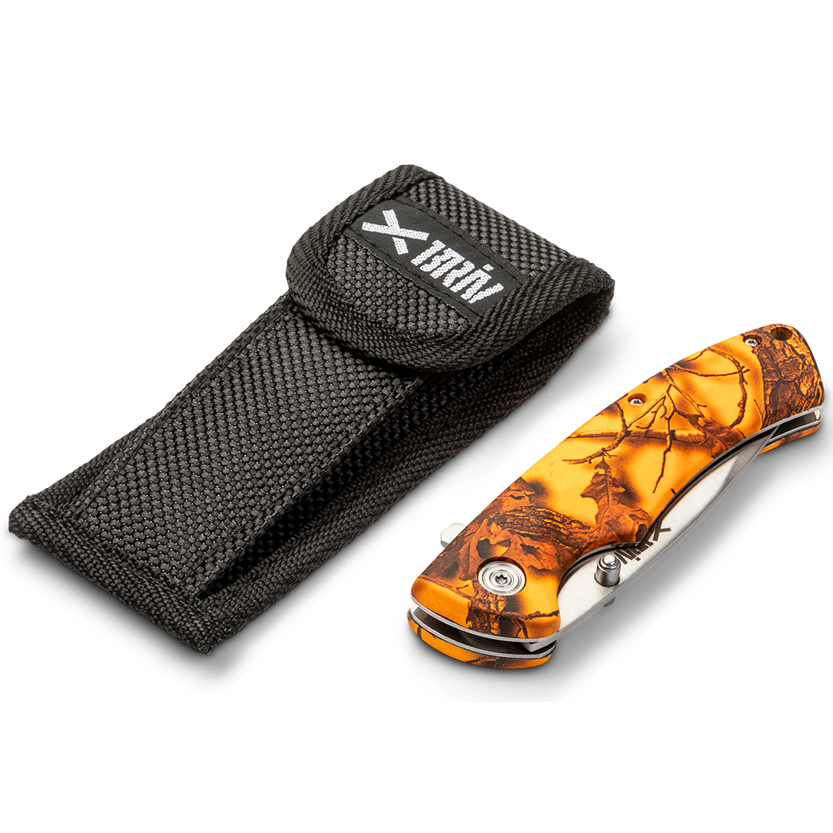 Jackknife Briv Orange Camo