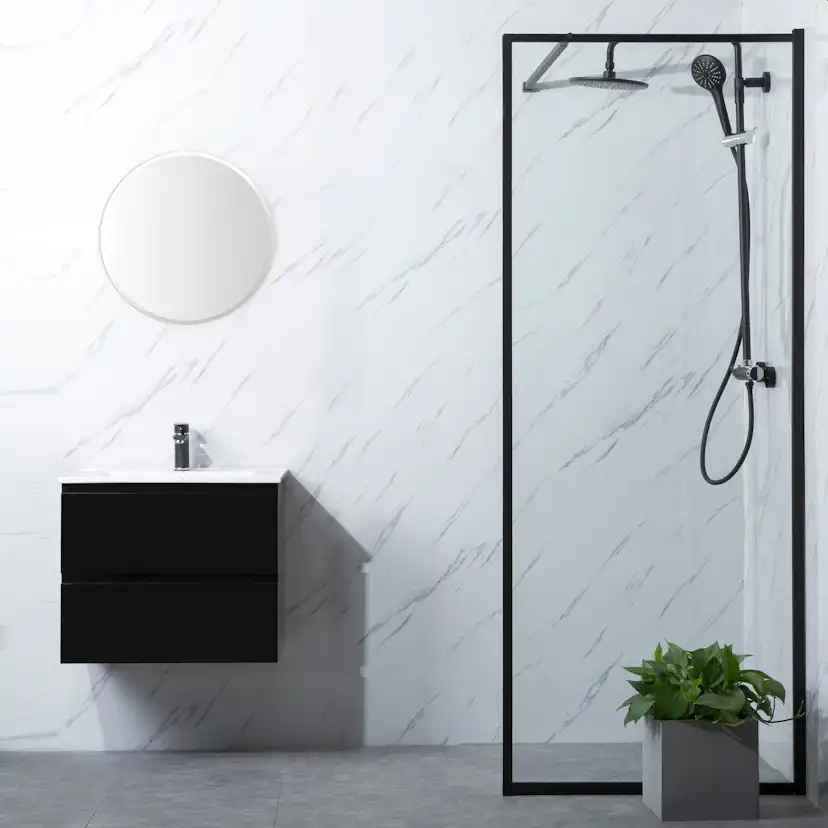 Duschvägg Bathlife Profil Rak