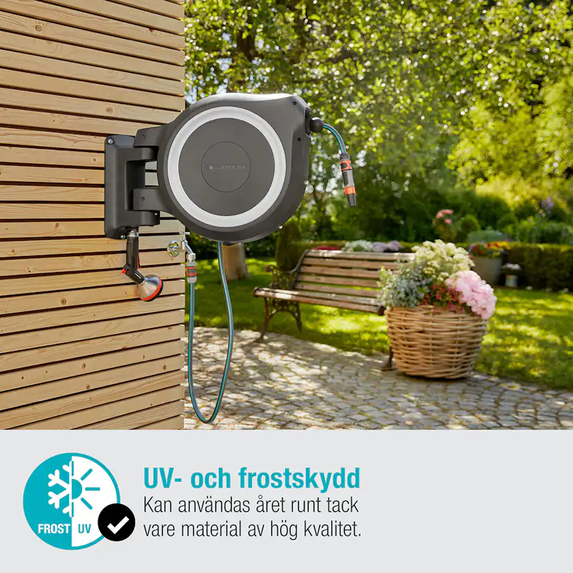 Slangbox Gardena RollUp XL Med Bevattningsmunstycke