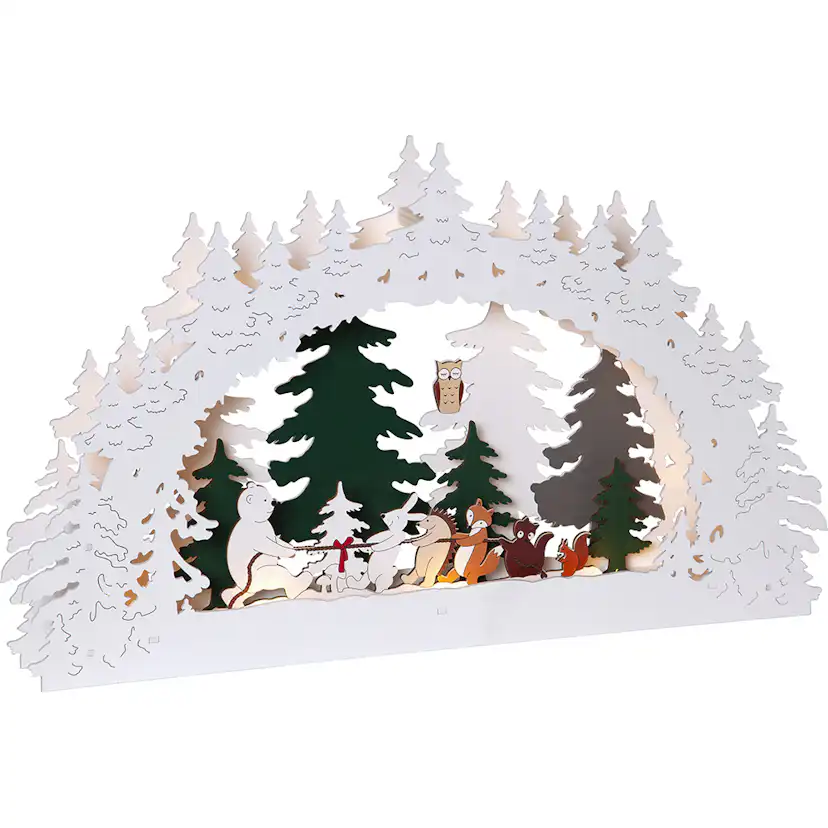 Ljusstake Star Trading Forest Friends 2