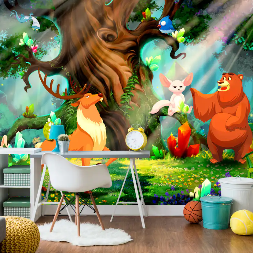 Fototapet Arkiio Bear And Friends 450x315 cm