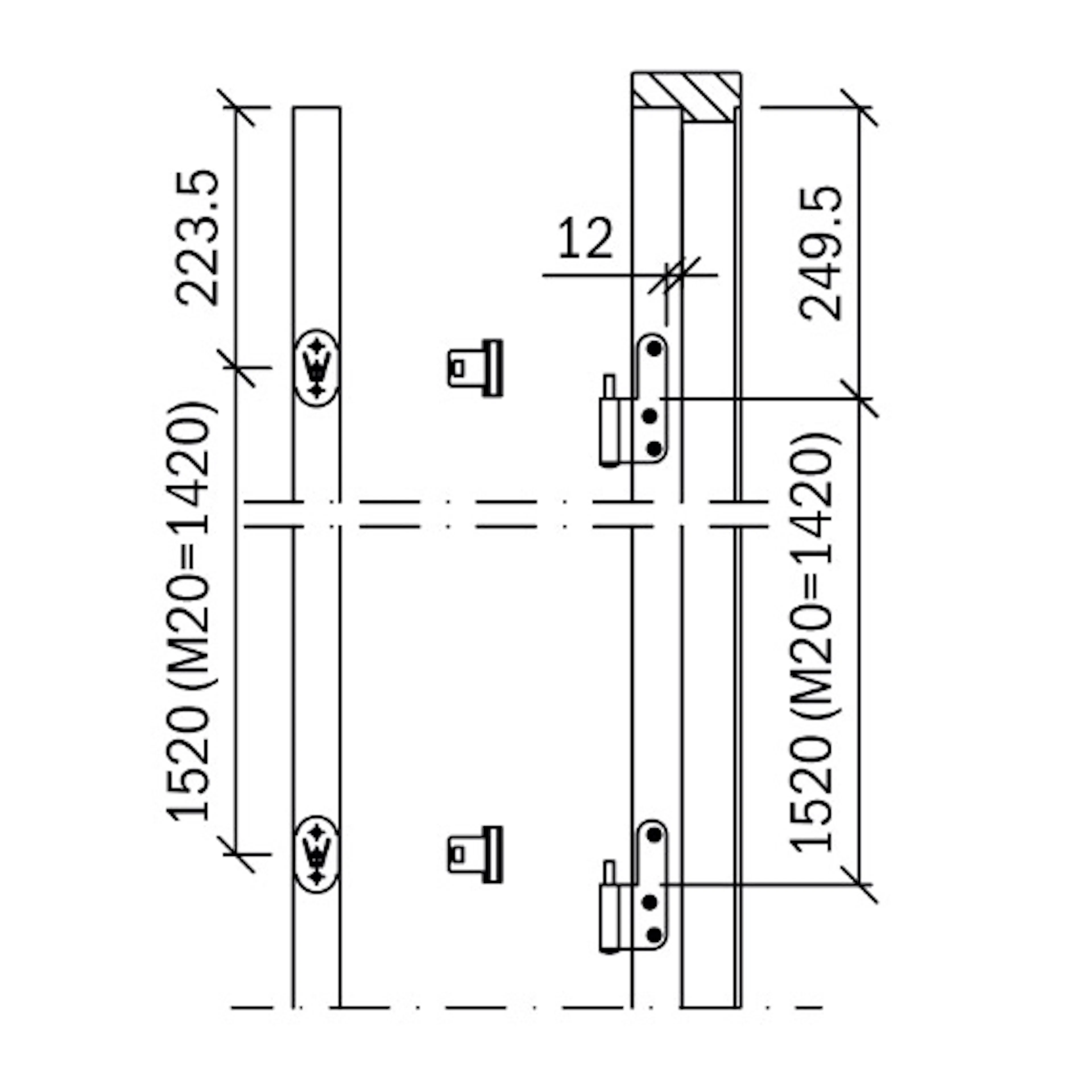 Gammal Standard Swedoor