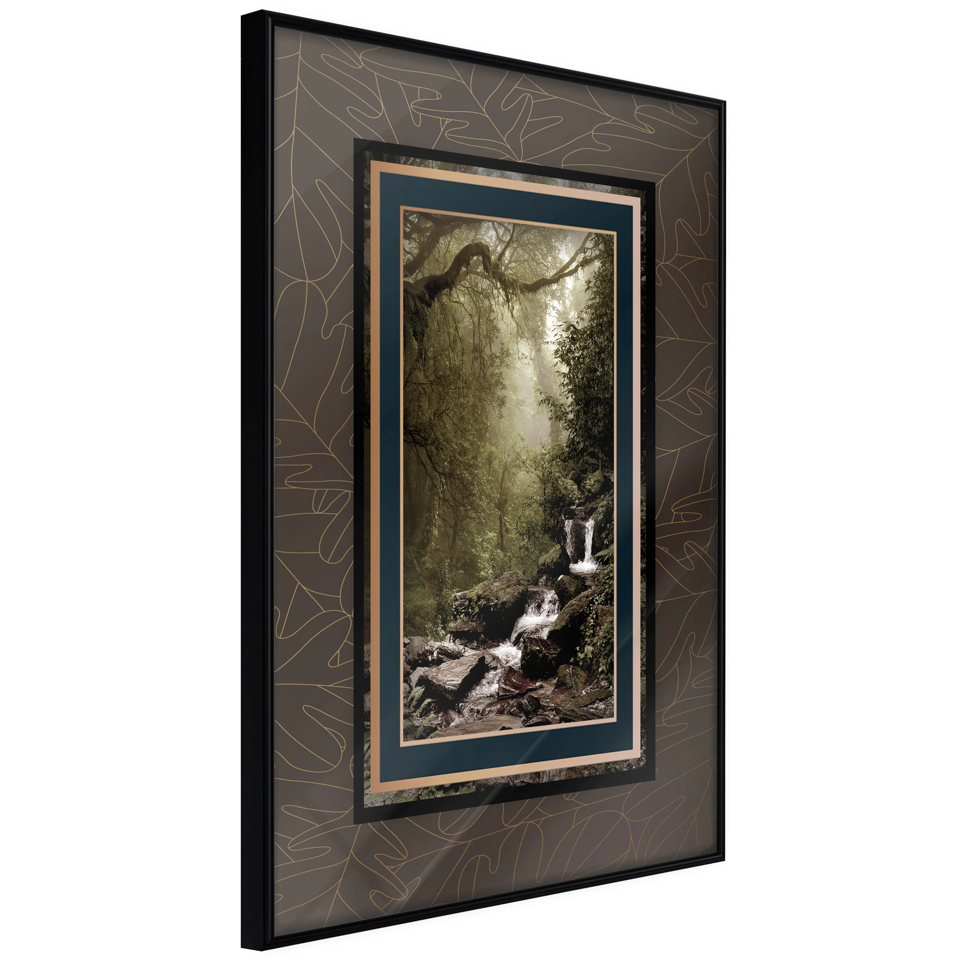 Affisch - Unusual Forest [Poster] 40x60 Svart ram, 40x60 cm