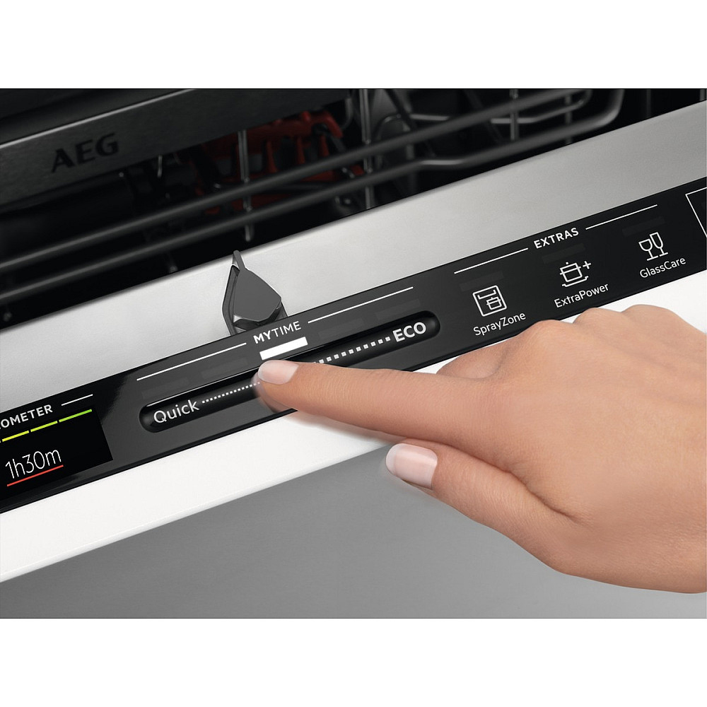 Integrerad Diskmaskin AEG FSE85708P Helintegrerad för IKEA Metod