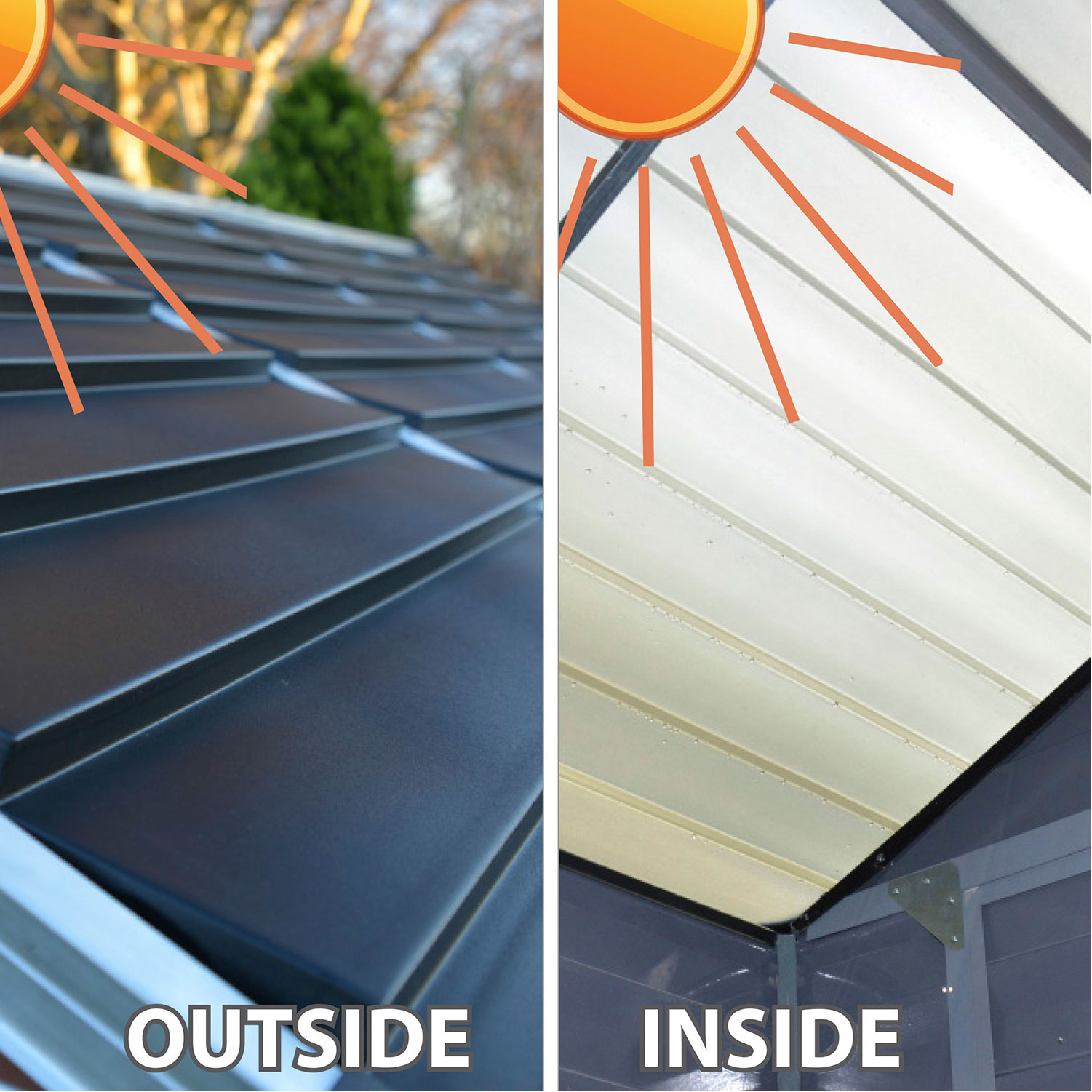 Skjul Canopia by Palram Skylight Pent 2,1 m²