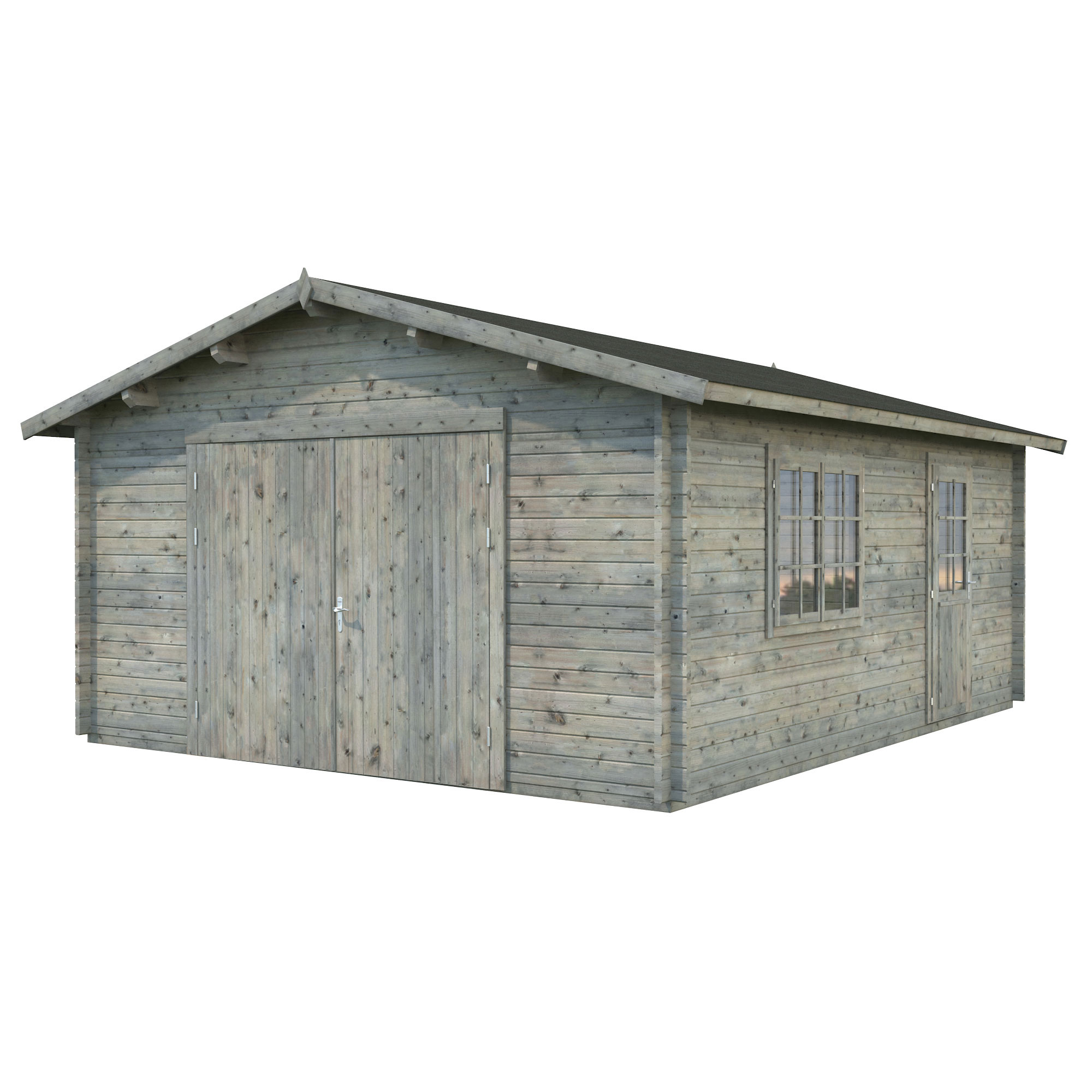 Garage Palmako Roger 23,9 m2 med Dörr