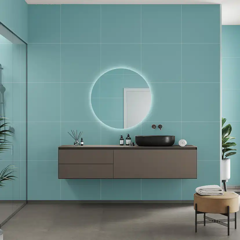 Våtrumsskiva Fibo 3212-LM6060 EM Aqua Mint 10x620x3020 mm