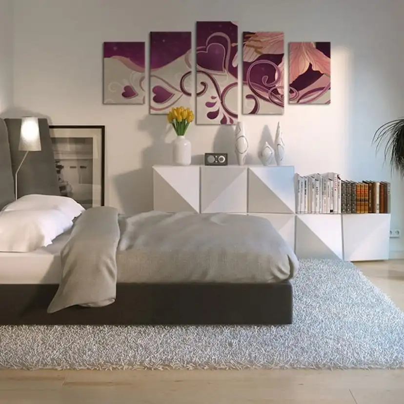 Tavla Arkiio Hjärtan Och Lilja