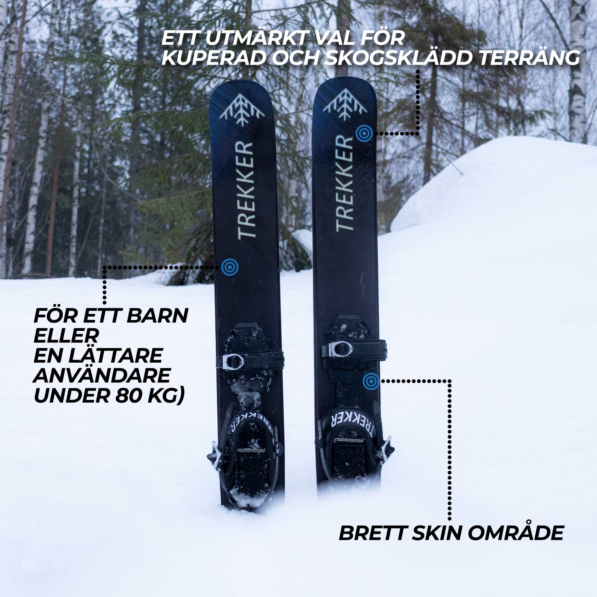 Turskidor Trekker 120 cm