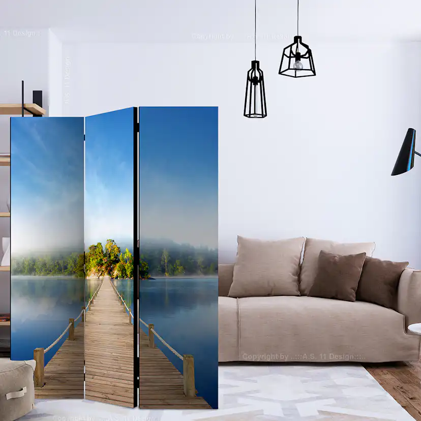 Rumsavdelare Skärmvägg Arkiio Mysterious Island 135x172 cm