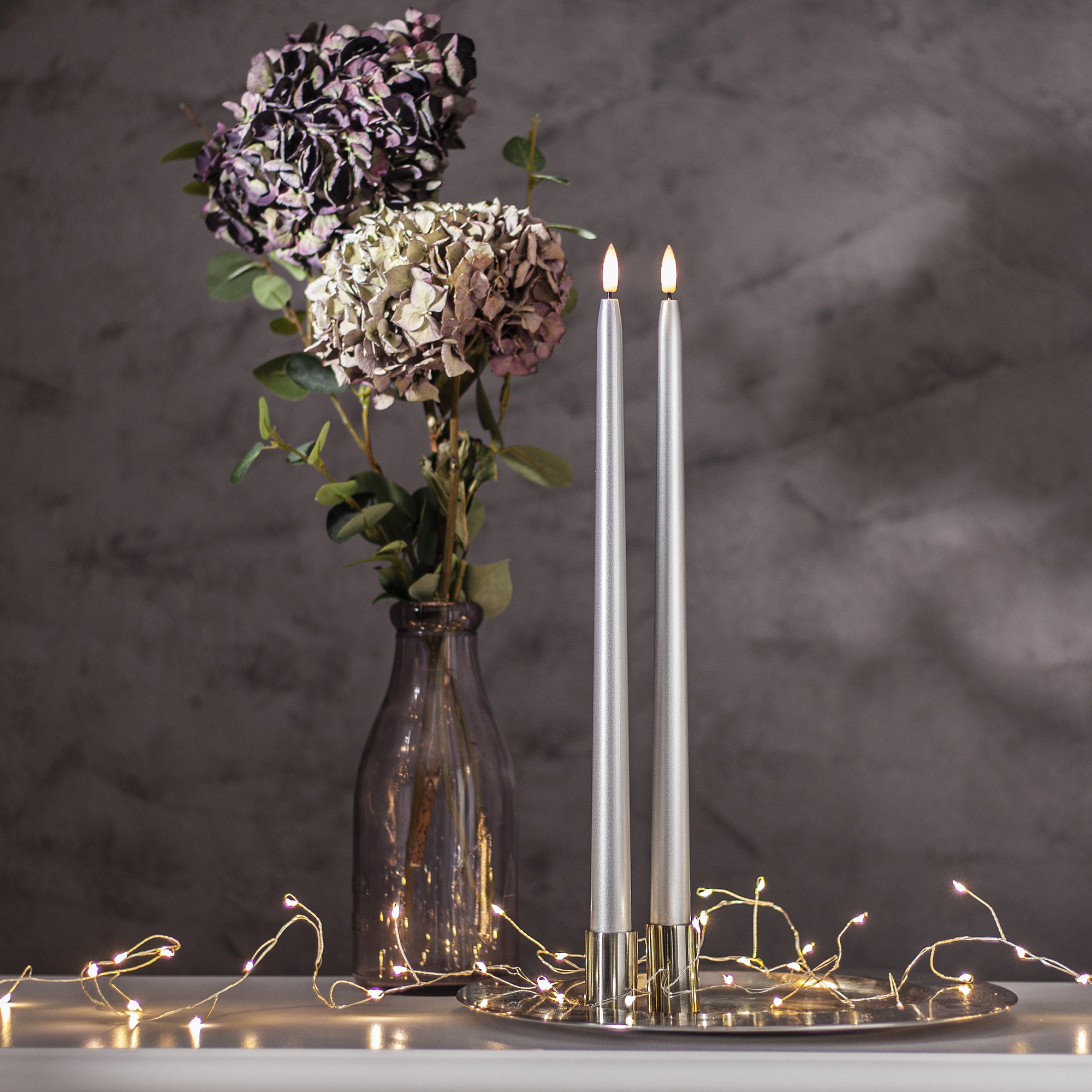 Färg: Silver; Höjd 390 Mm