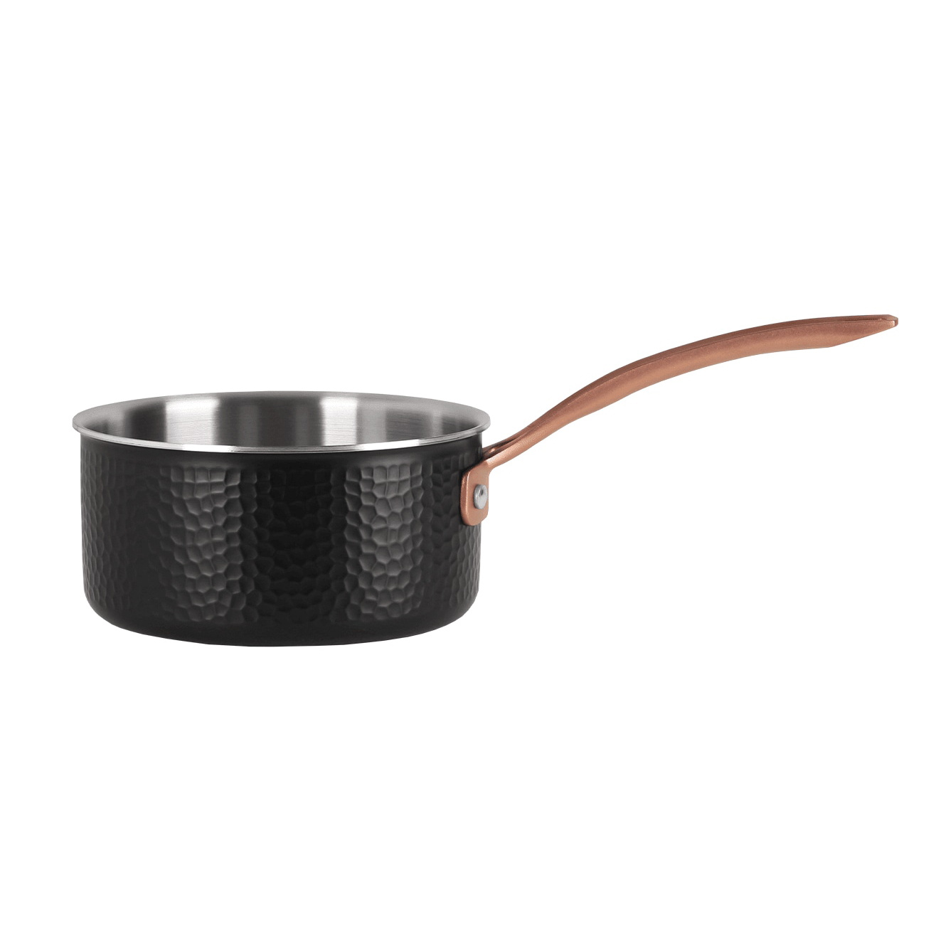 Kastrull Pepper med Lock 16 cm Svart
