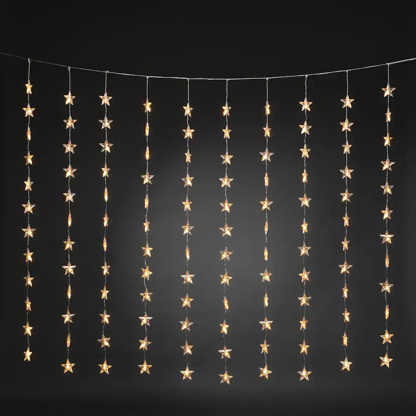 Gardinslinga Gnosjö Konstsmide 3703 Stjärnor 120 LED