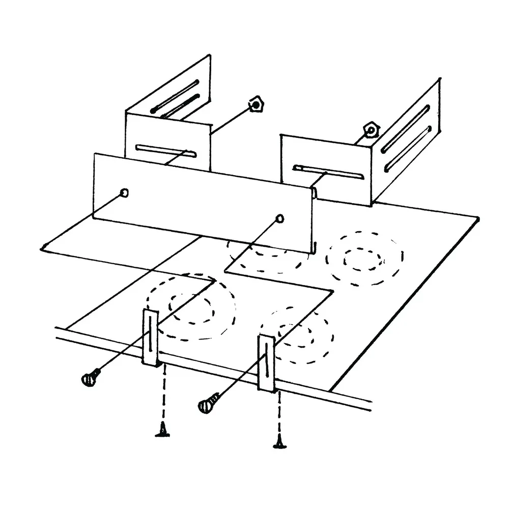 Hällskydd Siemens för Inbyggnadshäll 60-90 cm