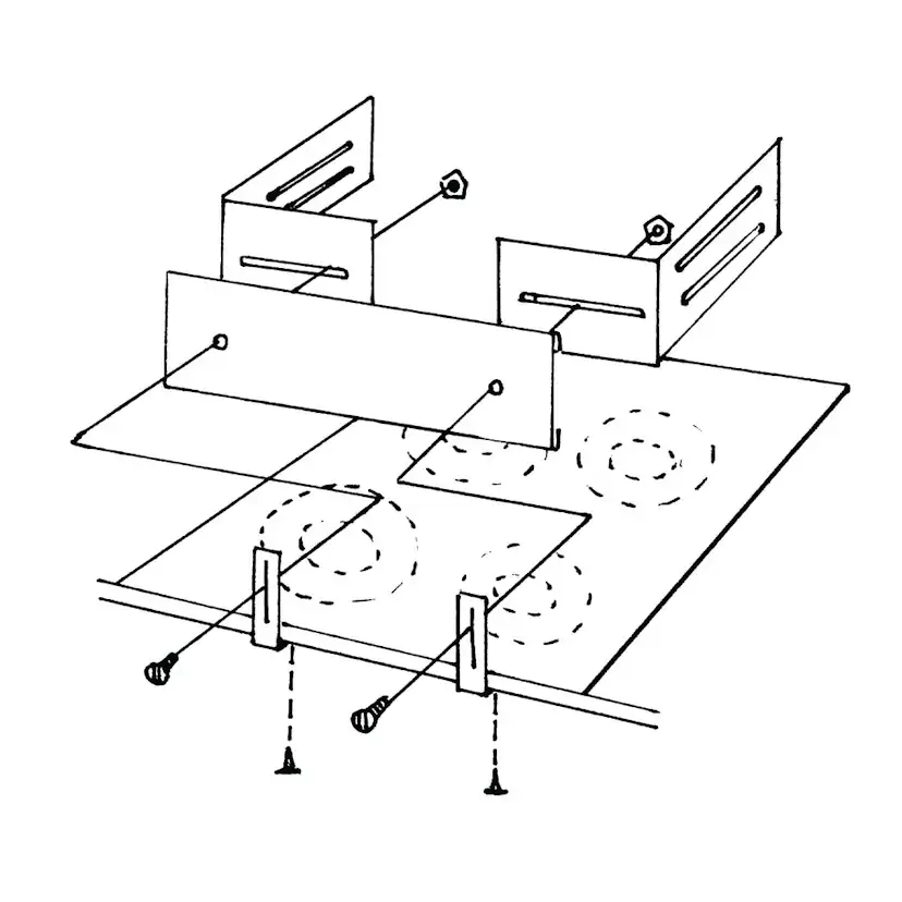 Hällskydd Siemens för Inbyggnadshäll 60-90 cm