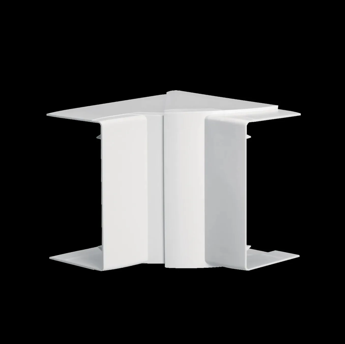 Innerhörn till Matarkanal Hager LF/LFH Flexibel 60 x 90 mm Halogenfri Vit RAL 9016