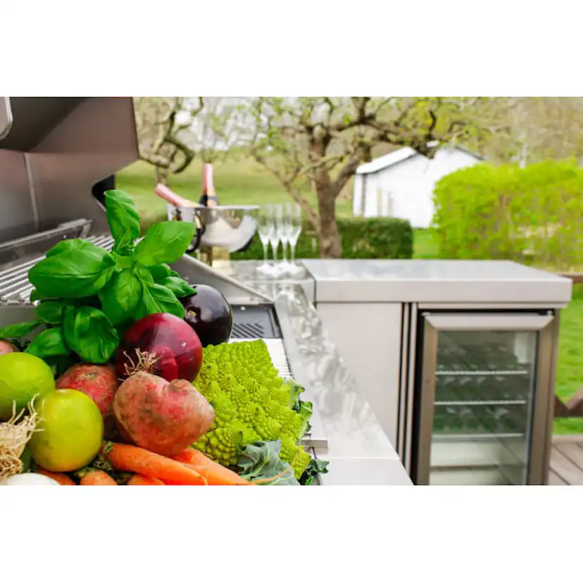 Fristående Kylskåp och Förvaringsskåp Myoutdoorkitchen Classic Line Stainless 304SS Modul