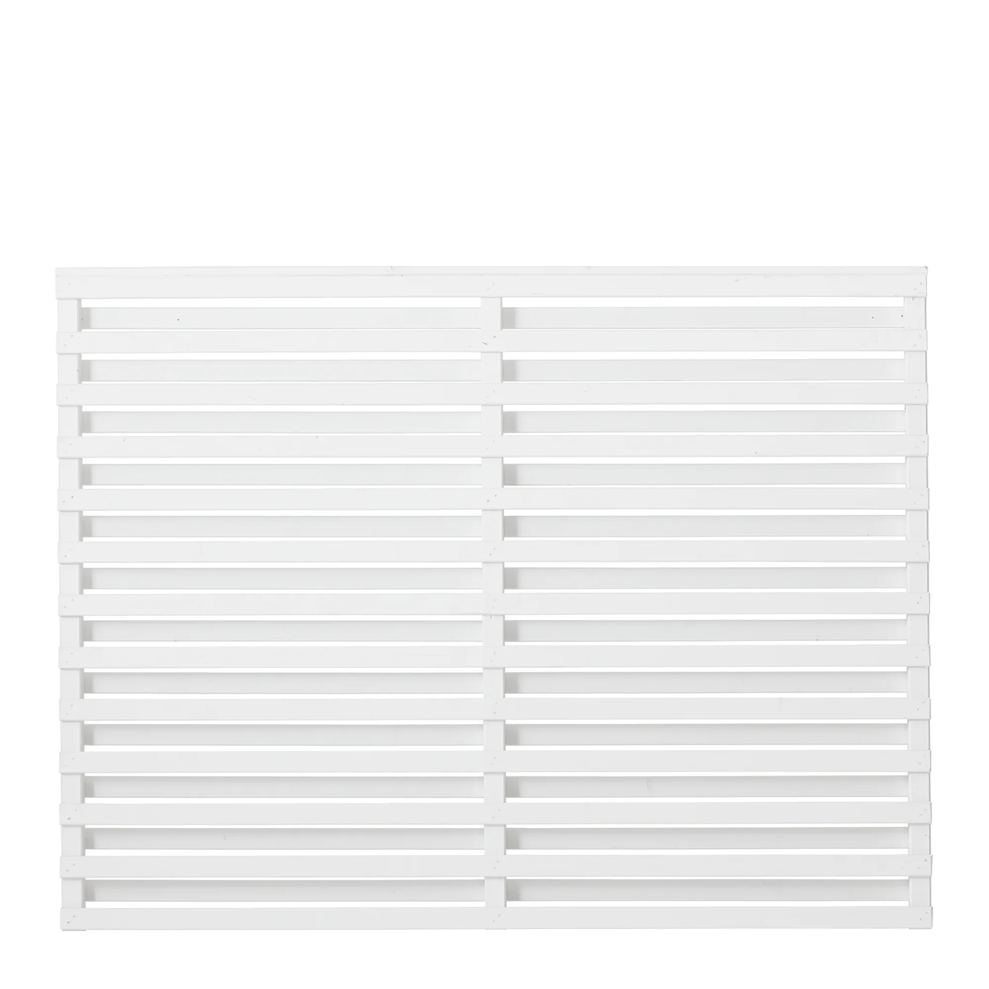 Staket PLUS Osaka Grundmålad Vit 180×136 cm