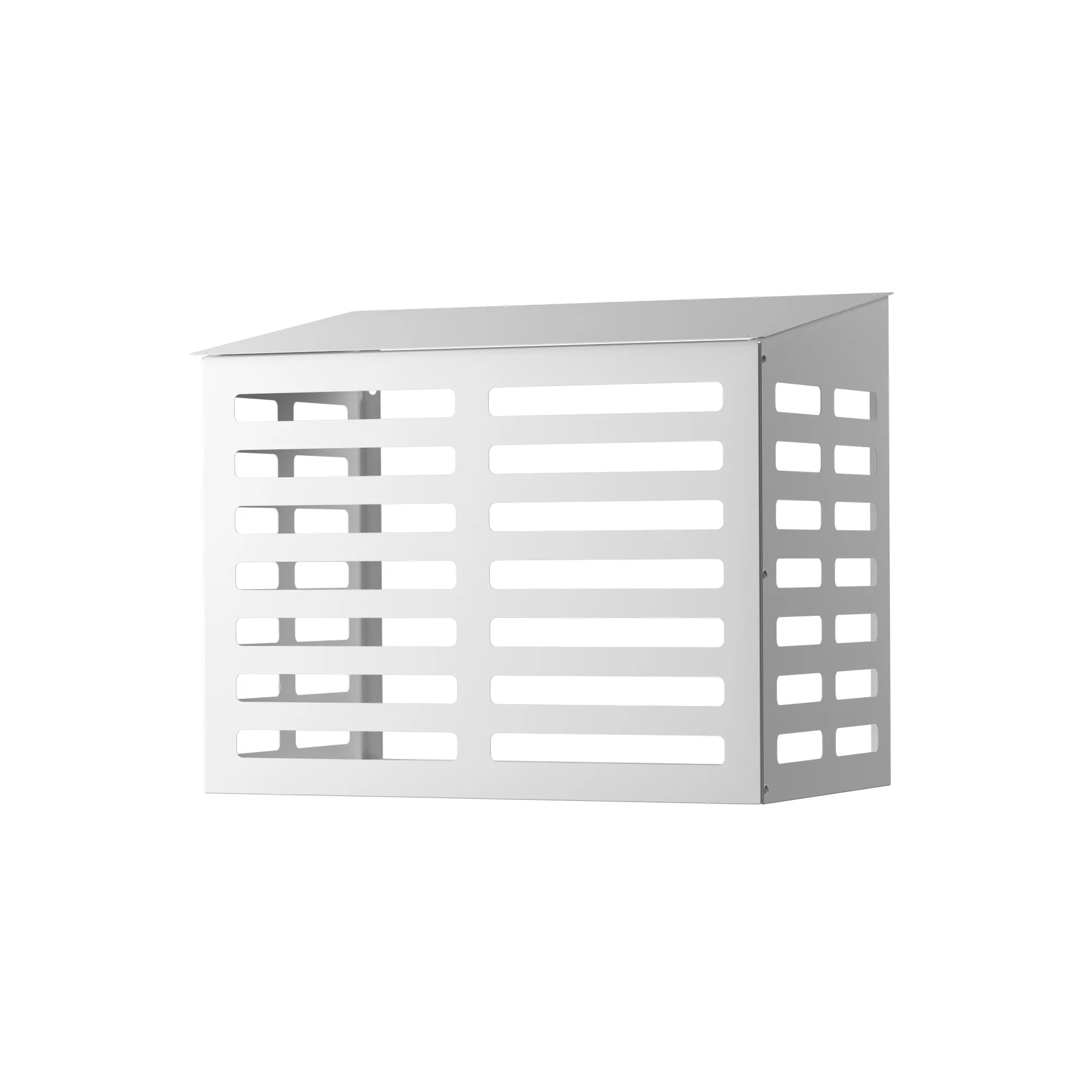 Värmepumpskydd Skotte Garden Förgalvad Vit Plåt