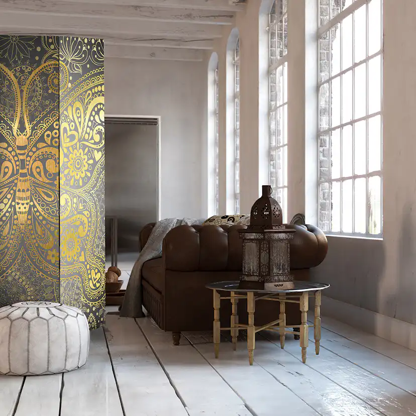 Rumsavdelare Arkiio Golden Butterfly 135x172 cm