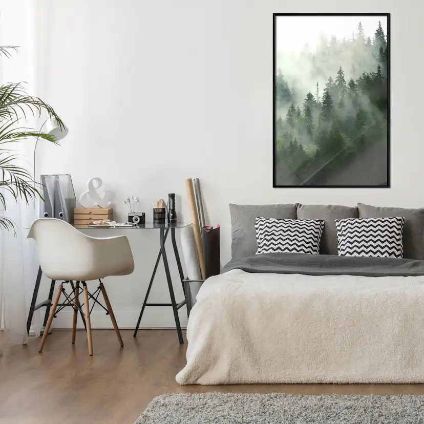 Poster Artgeist Affisch Coniferous Forest