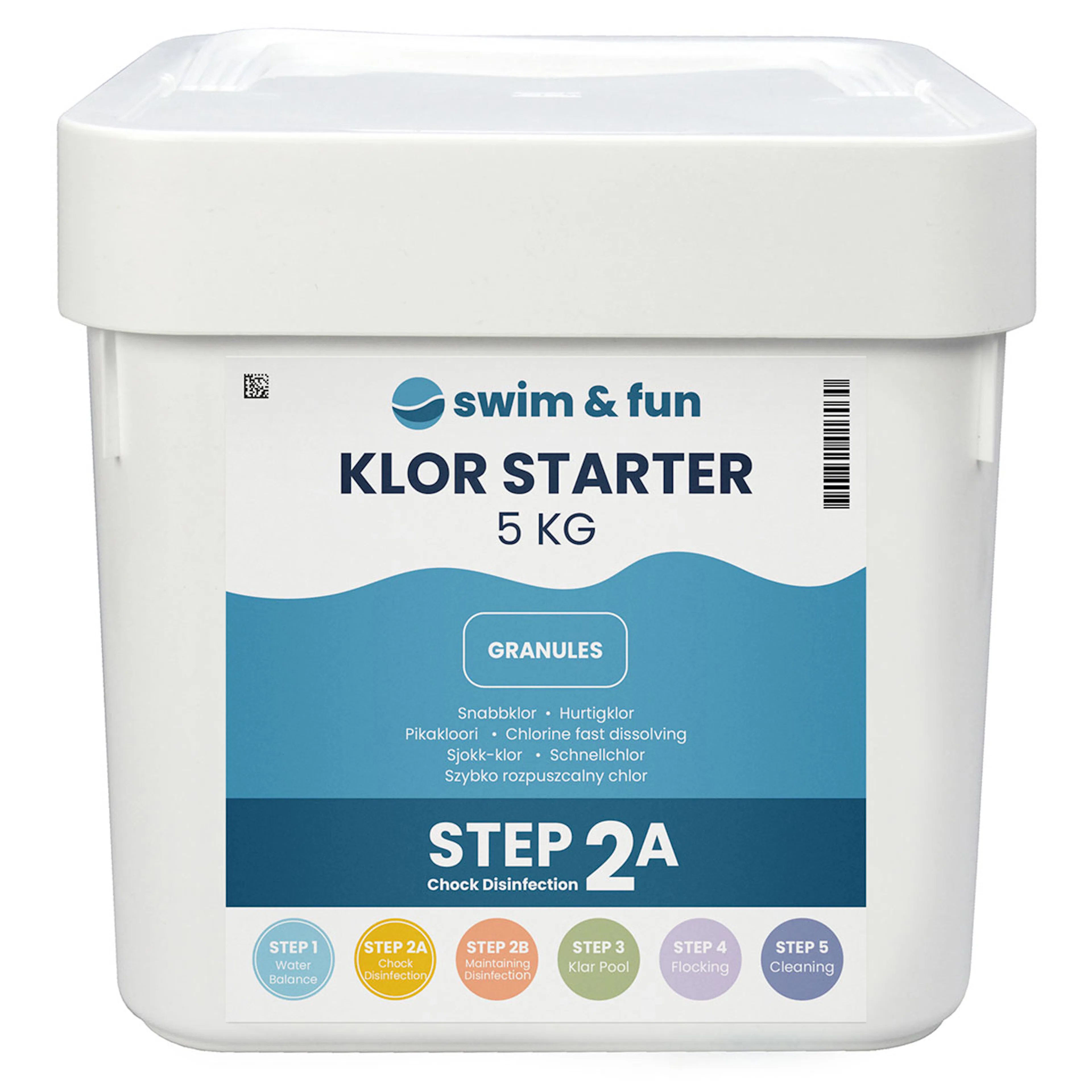 Snabbklor Swim & Fun Stabiliserat