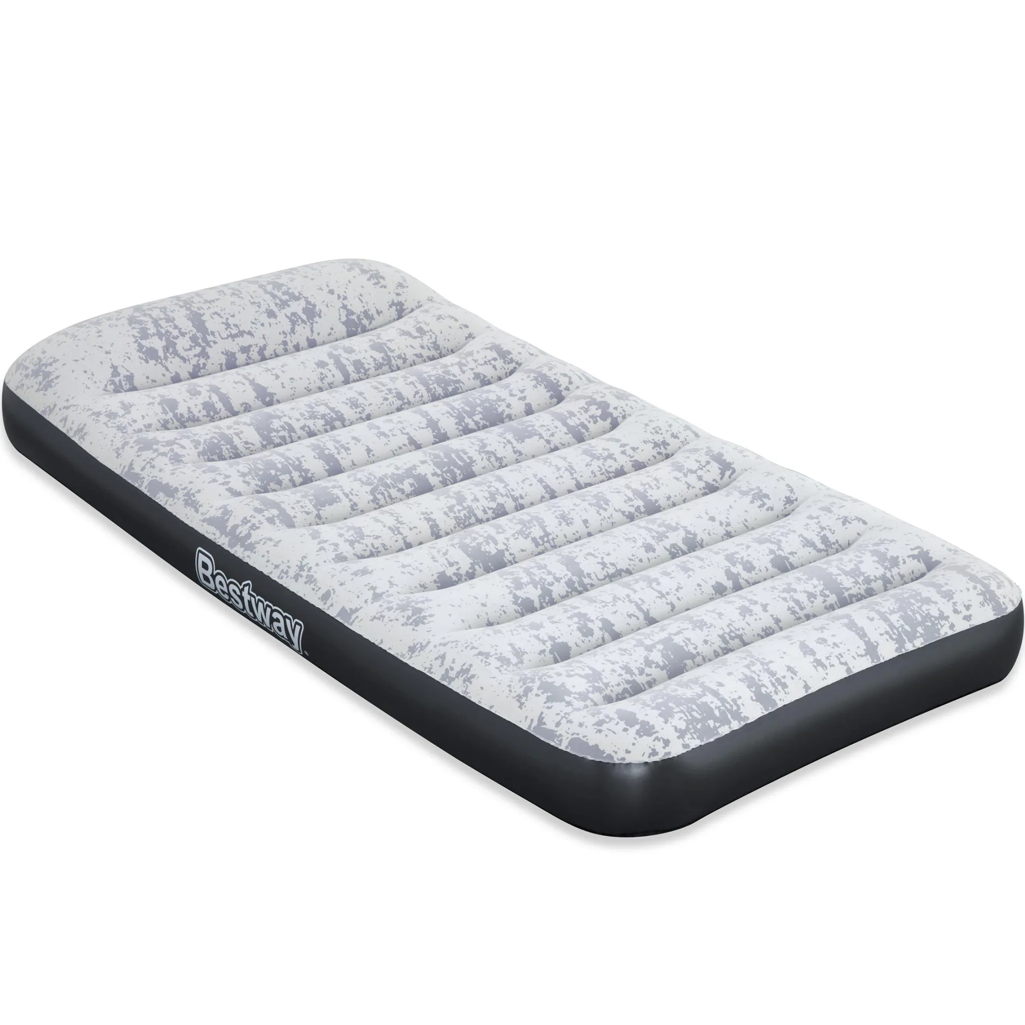 Uppblåsbar madrass Bestway Inbyggd Pump Tritech Airbed Twin Fashion Flock