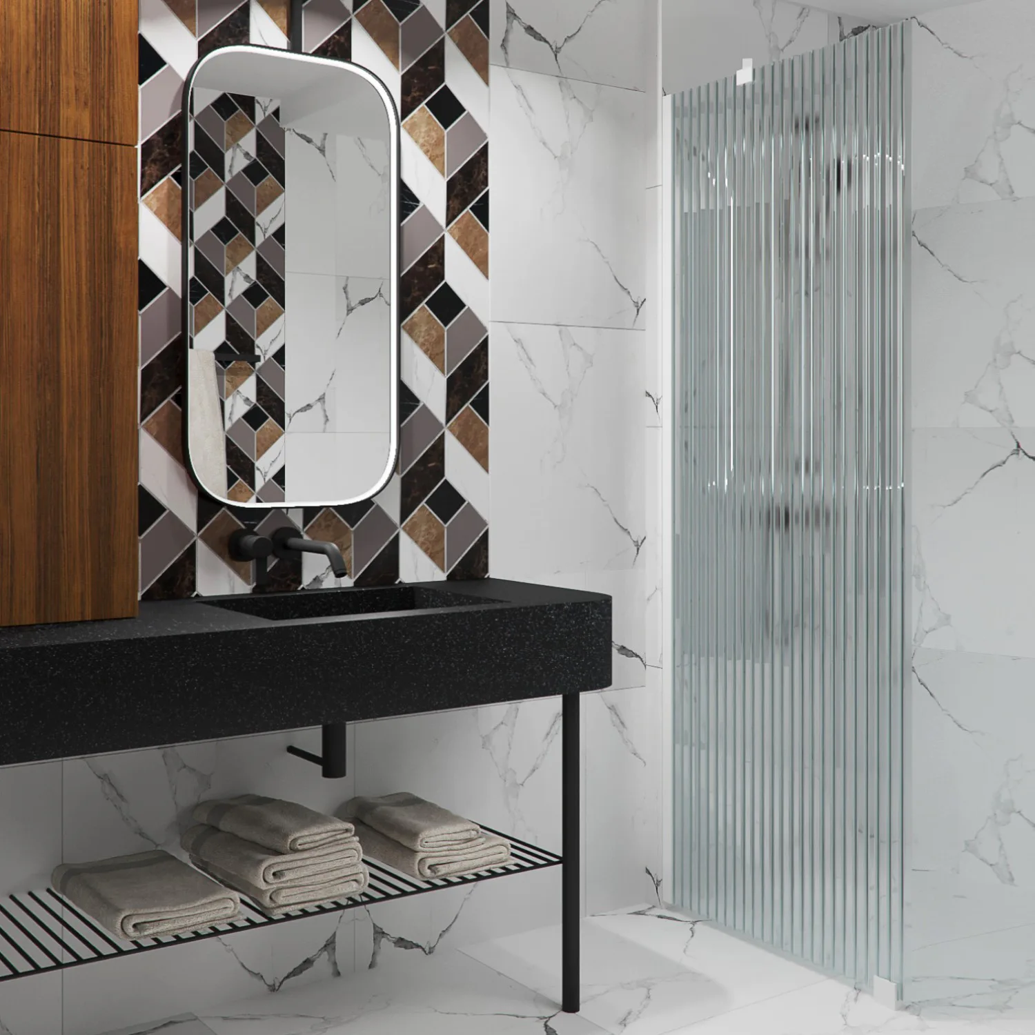 Forma 301 380x2025 mm, Reeded, Vita Profiler