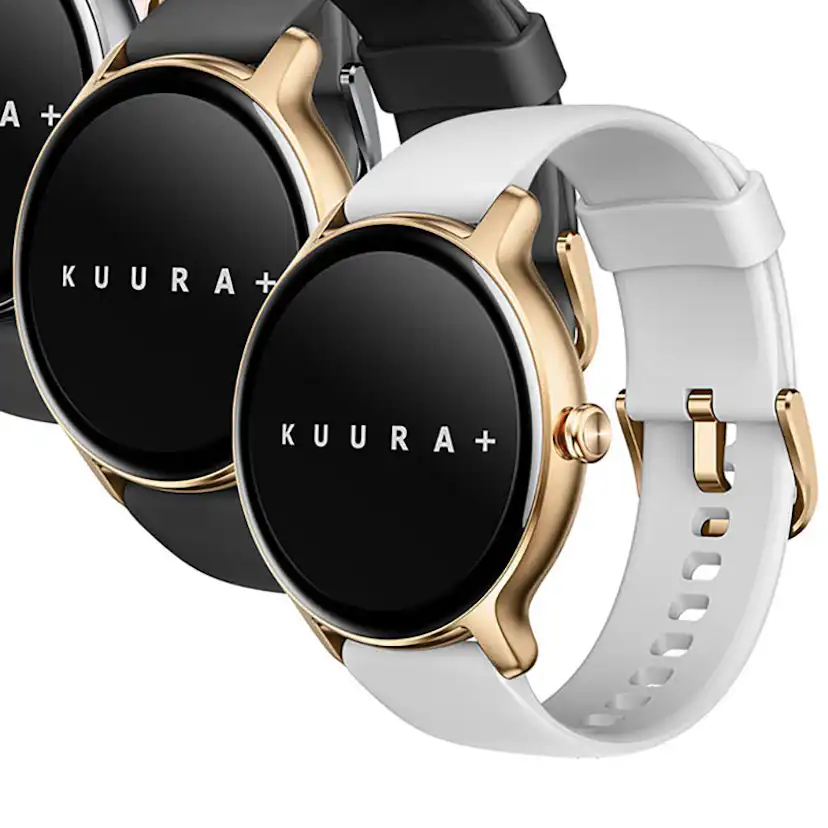 Kuura+ Smartwatch WS Vit/Guld