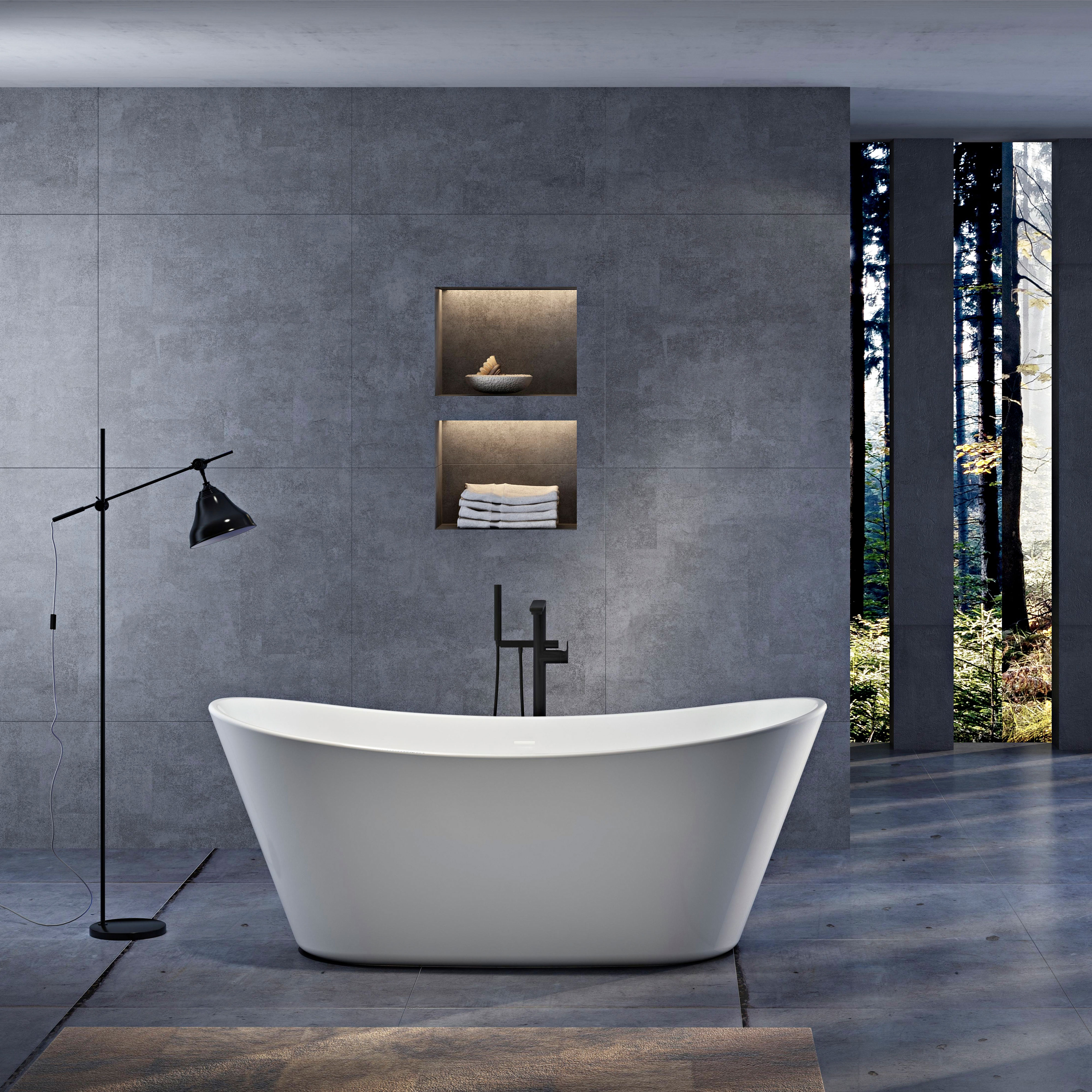 Badkar Bathlife Ideal Relax Vit