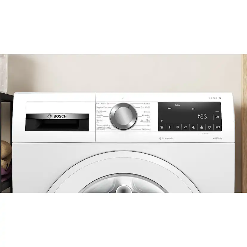 Tvättmaskin och Torktumlare Bosch WGG244ZMSN + WQG2420ASN Serie 6 Energisnål